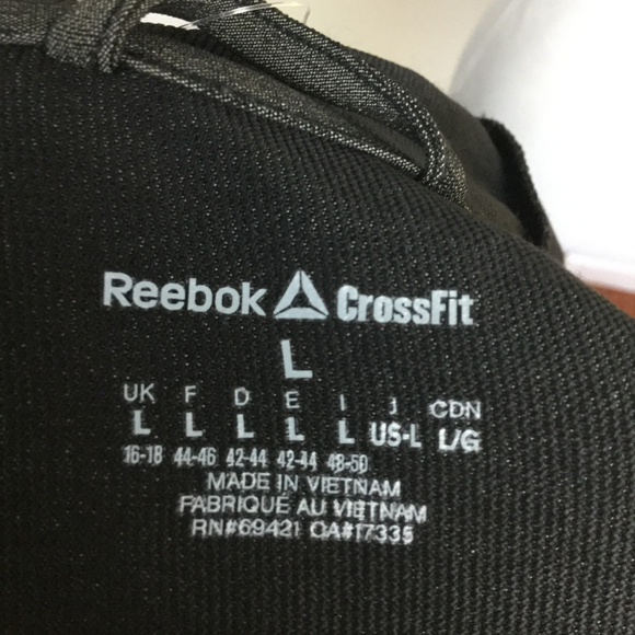 Reebok CrossFit Unisex Slim Jacket Large - Picture 6 of 7